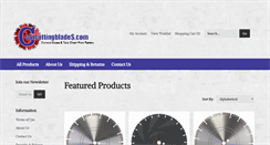 Desktop Screenshot of costcuttingblades.com